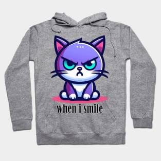 When i smile Hoodie